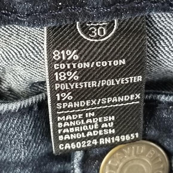 Buffalo David Bitton Jeans Mens 32x30 Dark Wash Evan-X Slim Straight Stretch - Picture 14 of 14